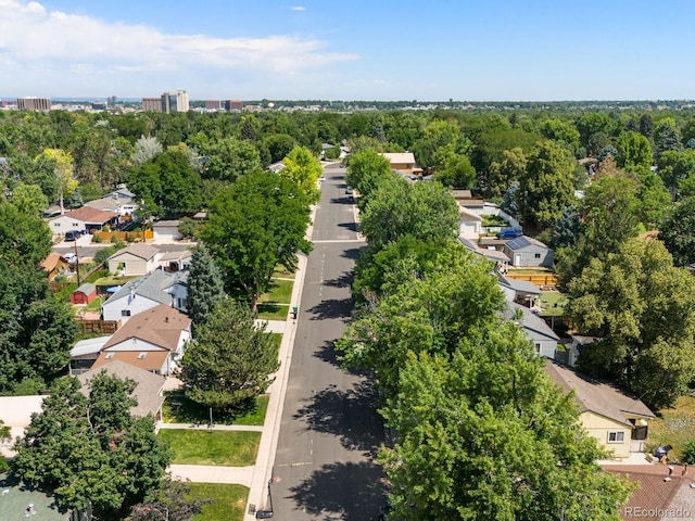 1827 S Fairfax St, Denver, CO 80222 - aerial perspective of suburban area