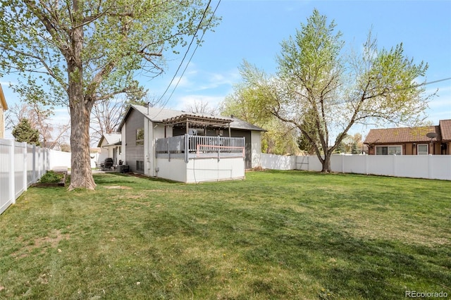 2055 Quail Dr, Lakewood, CO 80215 - view of yard with a fenced backyard