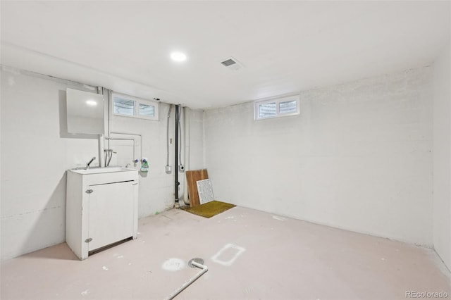 169 Yates St, Denver, CO 80219 - basement featuring a sink