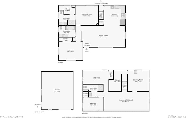 169 Yates St, Denver, CO 80219 - view of room layout