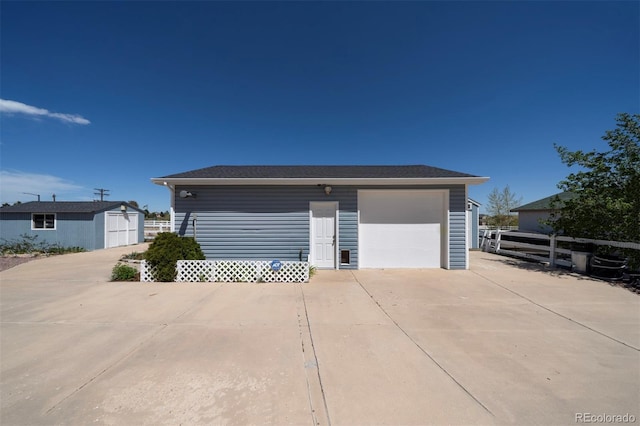 11577 Cranston Dr, Peyton, CO 80831 - detached garage with driveway