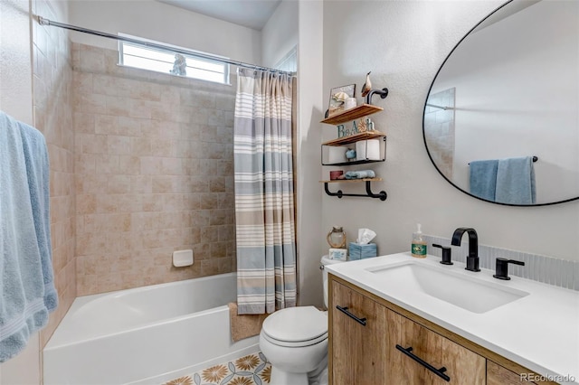 21658 E Tallkid Ave, Parker, CO 80138 - bathroom with vanity, shower / tub combo, and tile patterned flooring