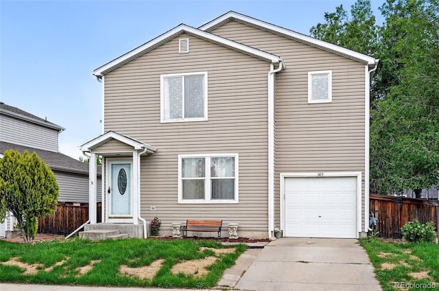 1419 Swan Ave, Brighton, CO 80601 - traditional-style house with a garage and concrete driveway
