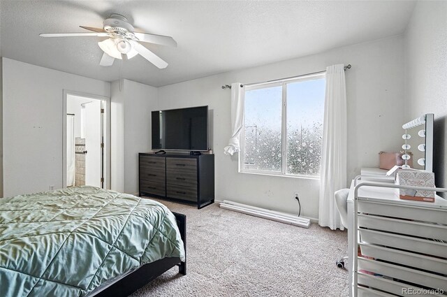 1419 Swan Ave, Brighton, CO 80601 - carpeted bedroom with a ceiling fan