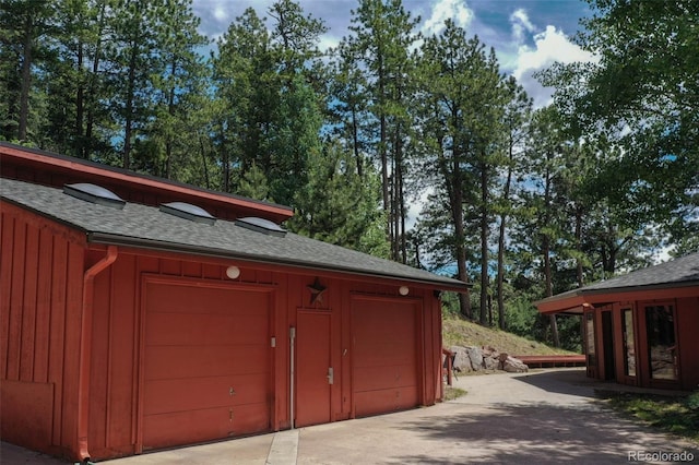1000 Ponderosa Way, Woodland Park, CO 80863 - view of garage