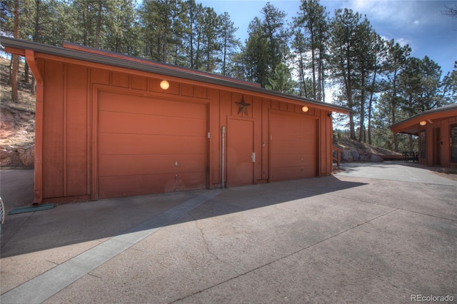 1000 Ponderosa Way, Woodland Park, CO 80863 - view of garage