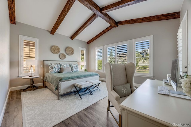 360 Basilwood Way, Highlands Ranch, CO 80126 - bedroom with wood finished floors and baseboards