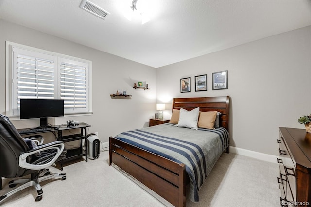 360 Basilwood Way, Highlands Ranch, CO 80126 - bedroom with light carpet and a desk