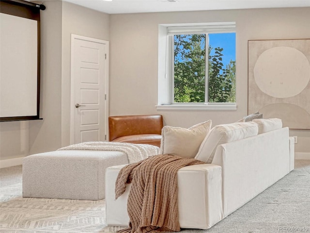 9395 Night Star Pl, Lone Tree, CO 80124 - carpeted living area with baseboards