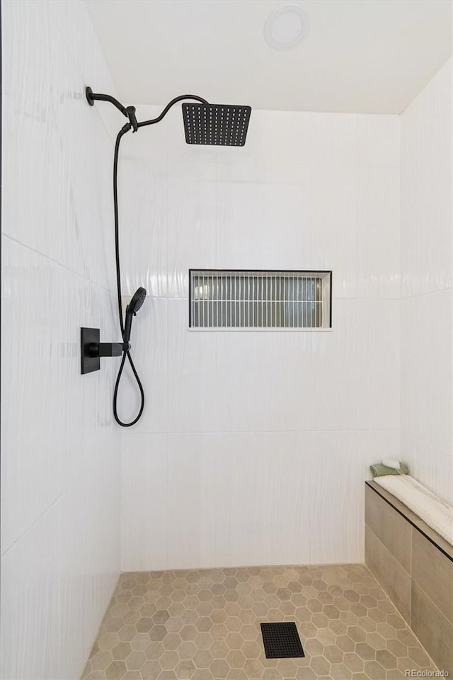 3866 S King St, Denver, CO 80236 - full bathroom with a tile shower