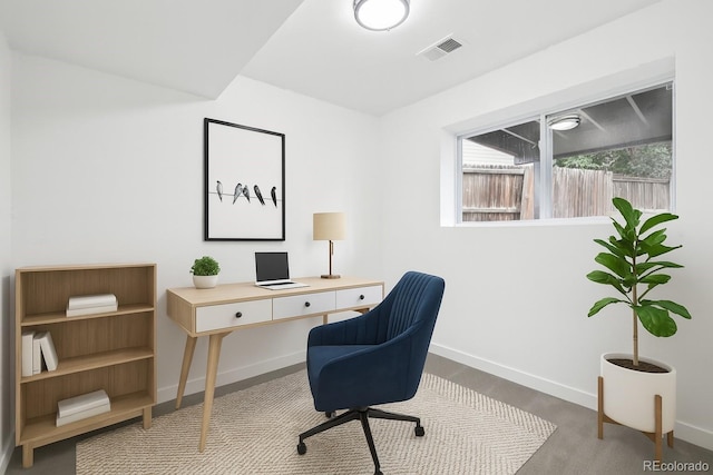 19954 E Dartmouth Ave, Aurora, CO 80013 - office area featuring baseboards and carpet