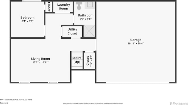 19954 E Dartmouth Ave, Aurora, CO 80013 - view of room layout