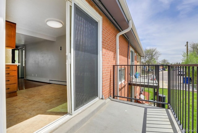 10491 W 7th Pl, Lakewood, CO 80215 - balcony with baseboard heating