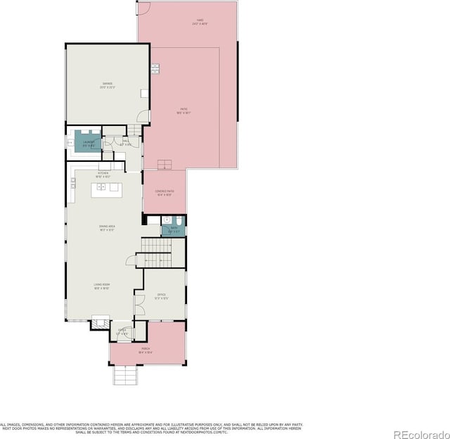 3357 N Akron Ct, Denver, CO 80238 - view of property floor plan