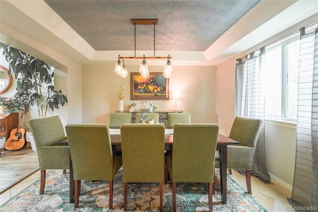 919 Taylor Ln, Erie, CO 80516 - dining room with a raised ceiling and healthy amount of natural light