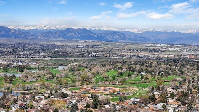 3341 W 94th Ave, Westminster, CO 80031 - bird's eye view featuring a mountain view