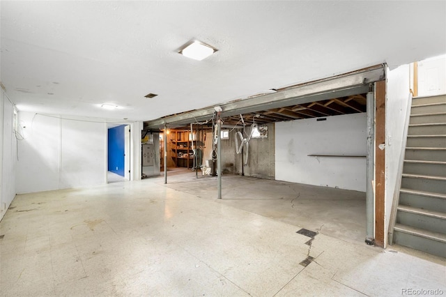 3341 W 94th Ave, Westminster, CO 80031 - unfinished basement featuring stairs