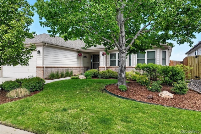 6776 Salvia Ct, Arvada, CO 80007 - view of front facade featuring a garage and brick siding