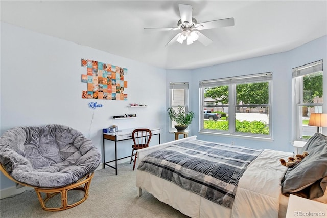 6776 Salvia Ct, Arvada, CO 80007 - bedroom featuring carpet flooring and ceiling fan