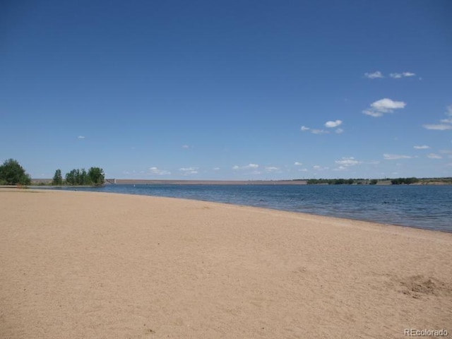 water view featuring a view of the beach