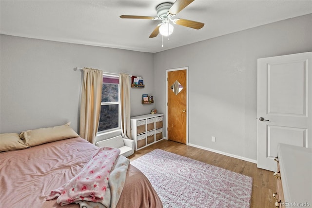 9765LAPINTURAPT La Pintura Pt, Fountain, CO 80817 - bedroom featuring wood finished floors, baseboards, and ceiling fan