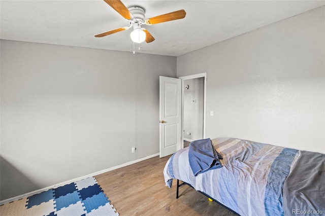 9765LAPINTURAPT La Pintura Pt, Fountain, CO 80817 - bedroom featuring wood finished floors, baseboards, and ceiling fan