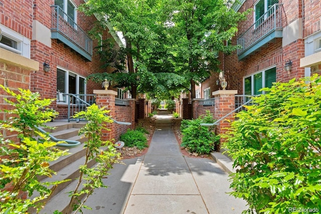 view of property's community