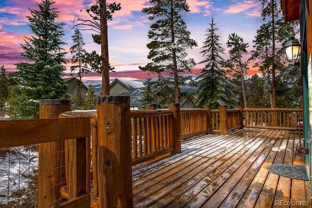 view of deck
