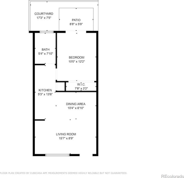 558 N Washington St Unit 103, Denver, CO 80203 - view of property floor plan