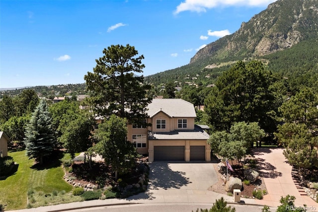 5120 Langdale Way, Colorado Springs, CO 80906 - mountain view with a heavily wooded area