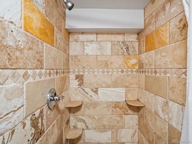 5884 S Hanover Way, Greenwood Village, CO 80111 - bathroom view of a tile shower