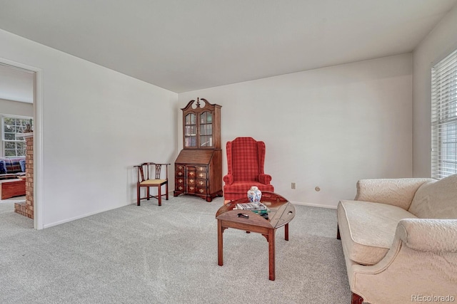 7100 S Hudson Cir, Centennial, CO 80122 - sitting room featuring carpet floors and baseboards