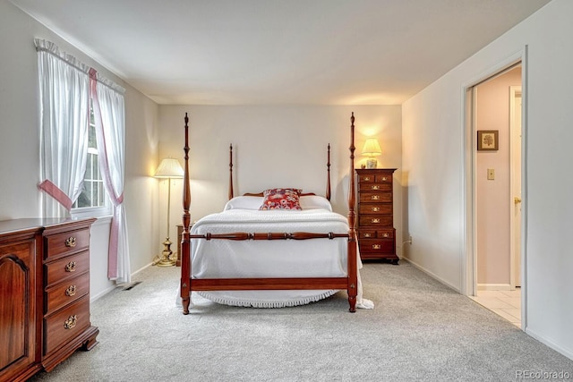 7100 S Hudson Cir, Centennial, CO 80122 - bedroom with baseboards and light carpet