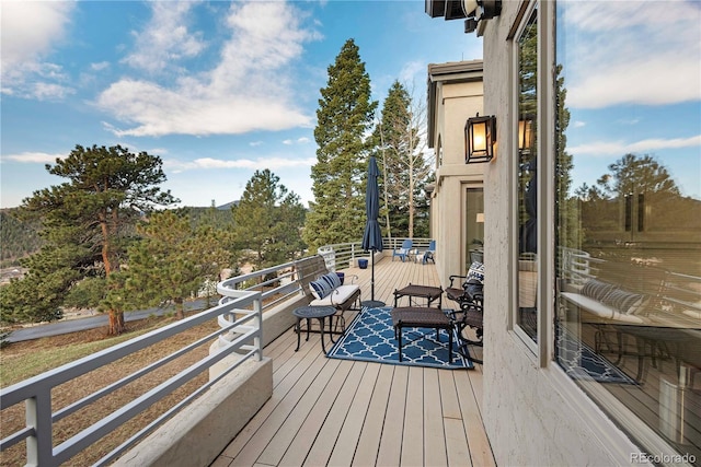 view of deck