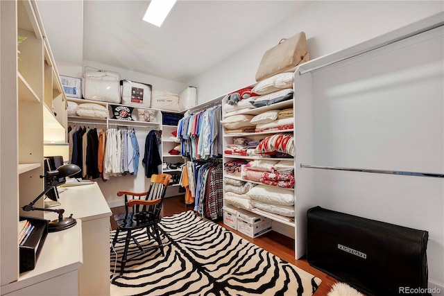 814 Neville Ln, Golden, CO 80401 - walk in closet with wood finished floors