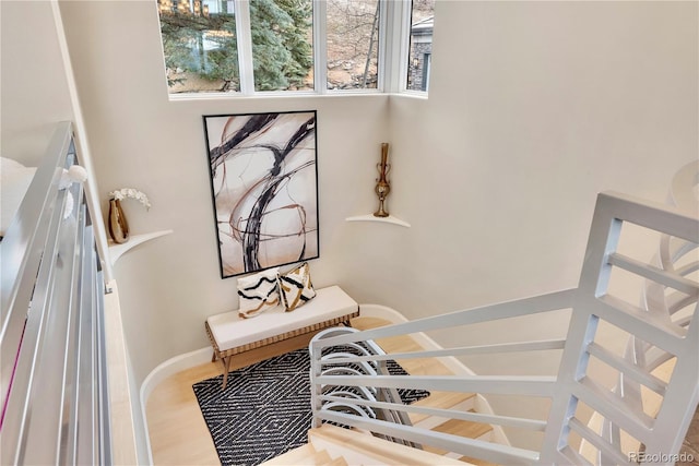 814 Neville Ln, Golden, CO 80401 - staircase featuring baseboards