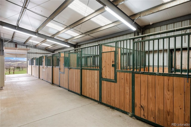 view of stable
