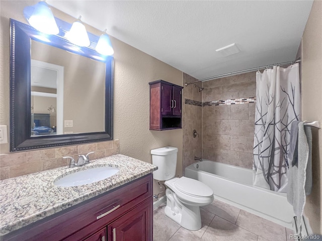 7085 Kiowa Rd, Larkspur, CO 80118 - bathroom with shower / tub combo, vanity, and tile patterned flooring