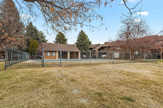 3244 Capstan Way, Colorado Springs, CO 80906 - rear view of property featuring a lawn