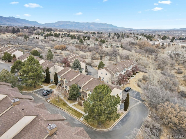 3244 Capstan Way, Colorado Springs, CO 80906 - birds eye view of property with a mountain view