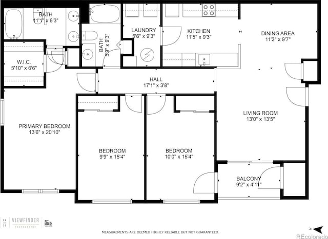 4451 S Ammons St Unit 2-204, Littleton, CO 80123 - view of home floor plan