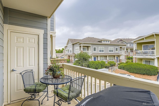 9381 Ashbury Cir Unit 105, Parker, CO 80134 - balcony with a residential view