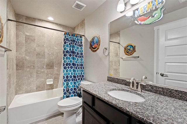 2200 Cadman St, Berthoud, CO 80513 - full bathroom featuring vanity, toilet, and shower / tub combo