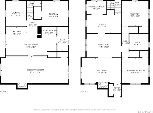 9120 Elm Ct, Denver, CO 80260 - room layout