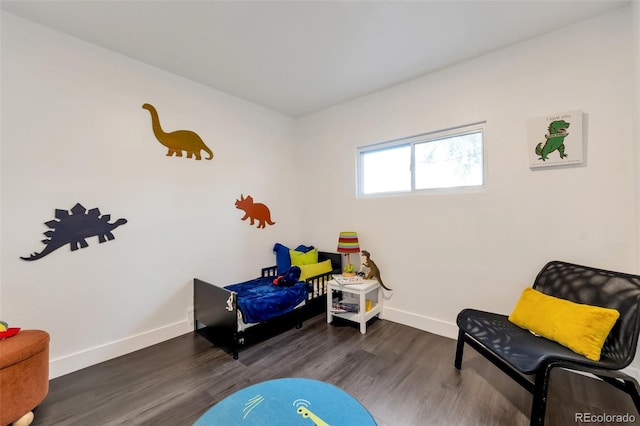 interior space featuring dark hardwood / wood-style floors