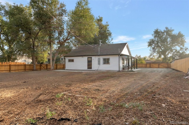 view of rear view of house