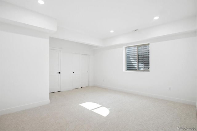 995 Pinehurst Ct, Bennett, CO 80102 - basement with carpet floors and recessed lighting