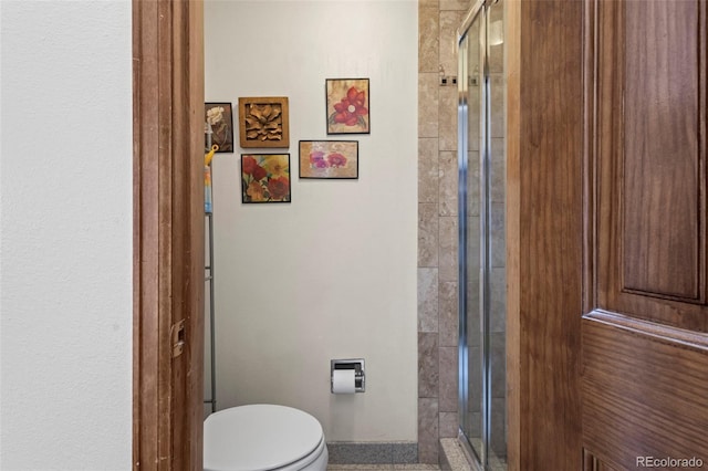 15149 E Princeton Pl Unit B, Aurora, CO 80014 - bathroom with a stall shower and toilet