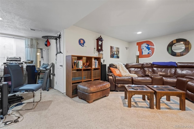 15149 E Princeton Pl Unit B, Aurora, CO 80014 - carpeted living area featuring recessed lighting