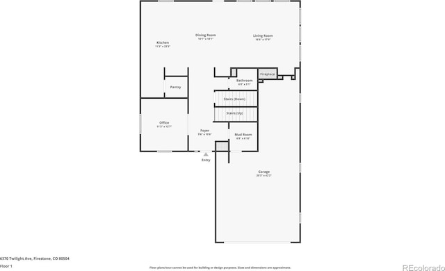 6370 Twilight Ave, Firestone, CO 80504 - home floor plan